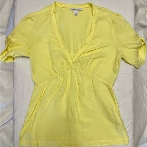 Banana Republic Yellow Small Blouse